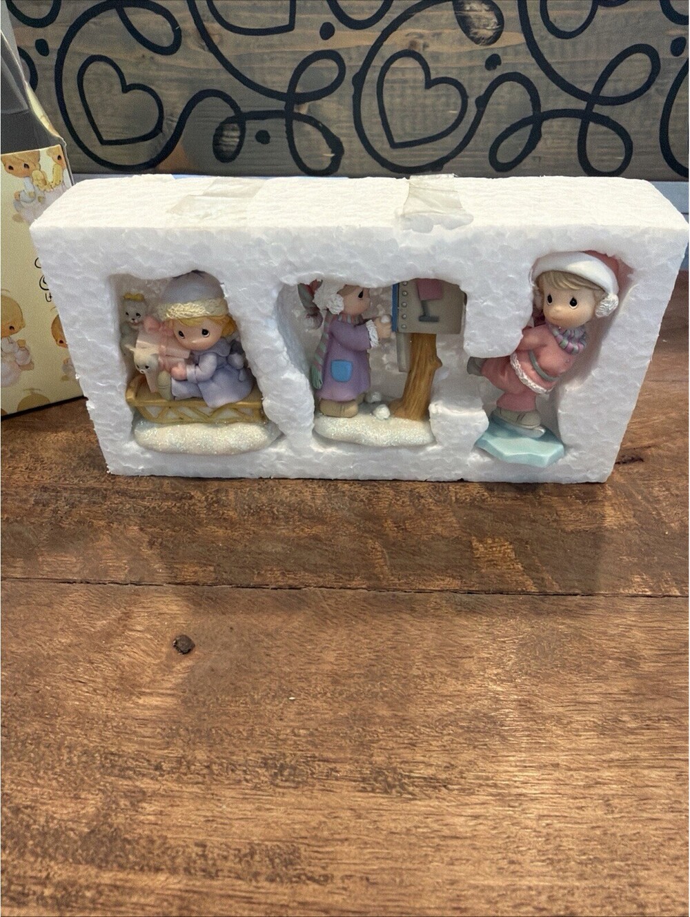 Precious Moments-Winter Wonderland-3 Mini Figures. #548227A